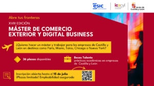 banner informativo master comercio exterior jcyl
